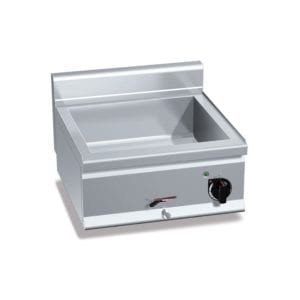 Bain marie avec robinet de vidange 1x GN1/1 + 2x GN1/4