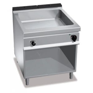 Bain marie avec robinet de vidange 2x GN1/1 + 1/3 sur pieds