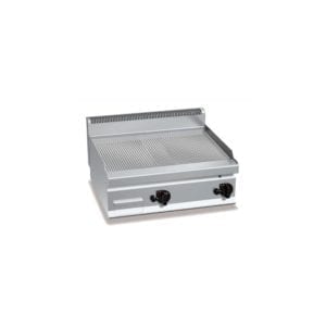 Plaque de cuisson gaz 795 x 500 mm rainurée