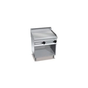 Plaque de cuisson gaz lisse 795 x 500 mm sur pieds