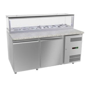 Saladette 800 / 2 portes