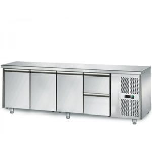 Table réfrigérée 700 / 3 portes + 2 tiroirs