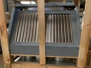 Hotte murale 1000 mm prof. 700 avec moteur