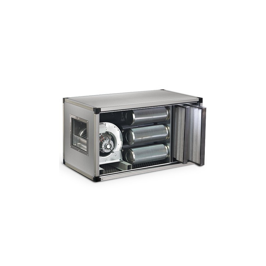 Caisson charbon actif 3000 m³ avec moteur