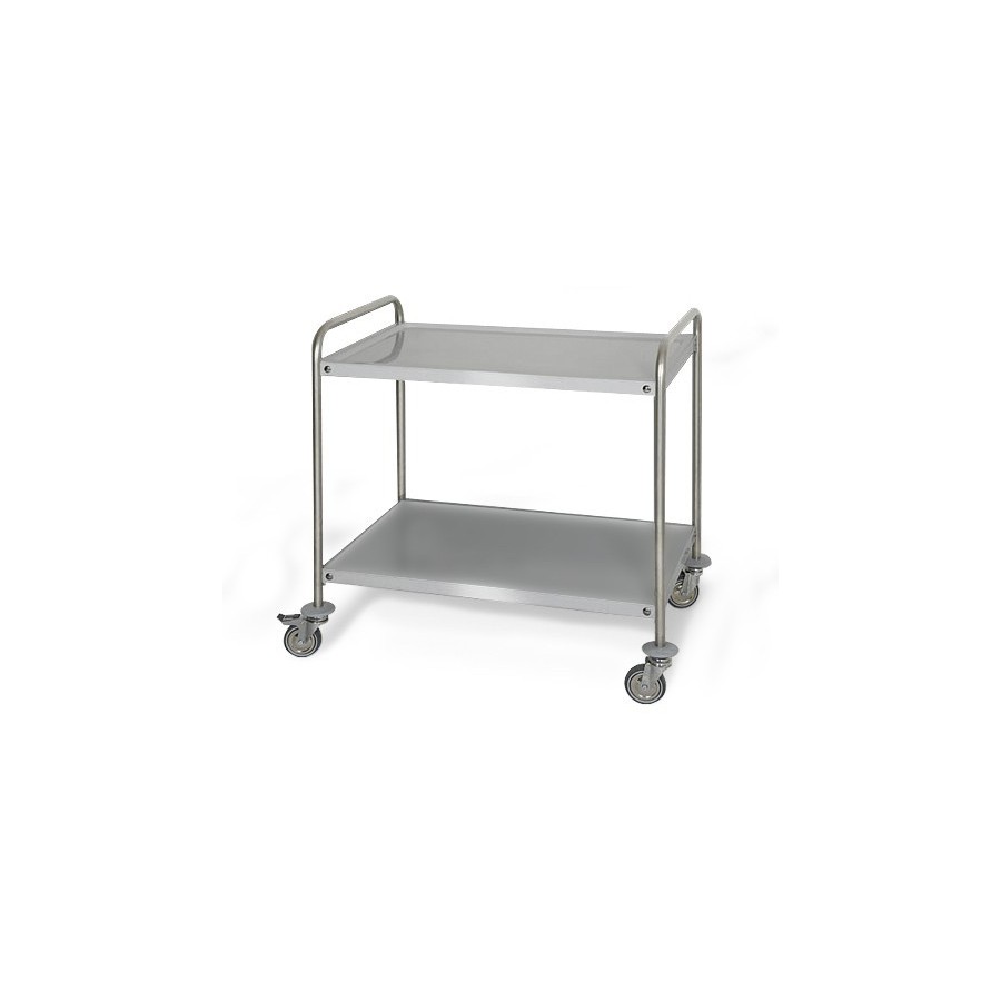 Chariot de service 800mm /2 plateaux