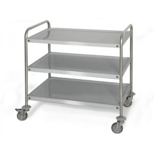 Chariot de service 800mm /3 plateaux