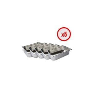 Pack X5 Bac Gastro GN 1/1 (prof. 150mm)