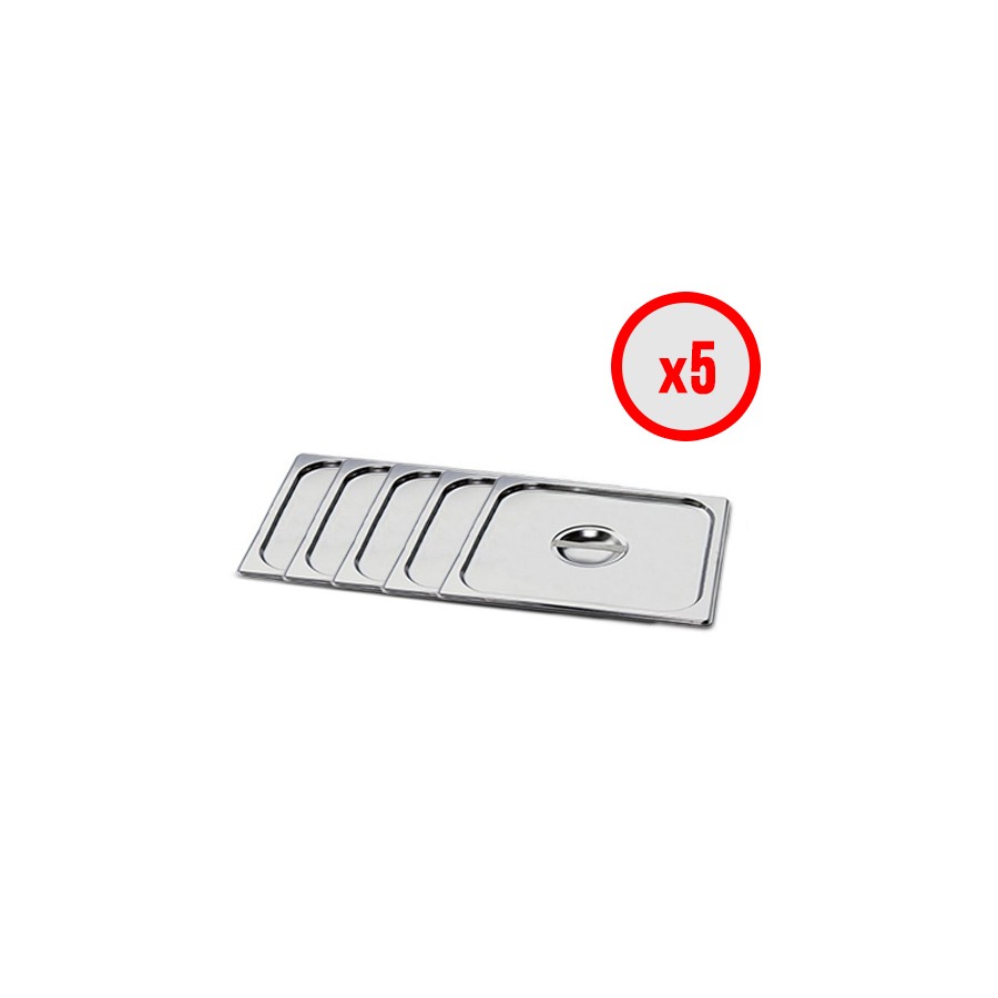 Pack X5 Couvercle GN 2/1