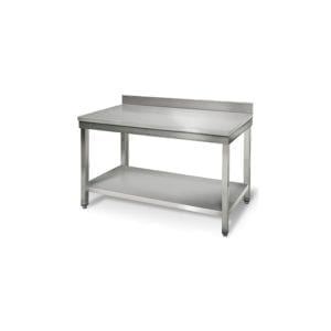 Table inox 1000 mm adossée