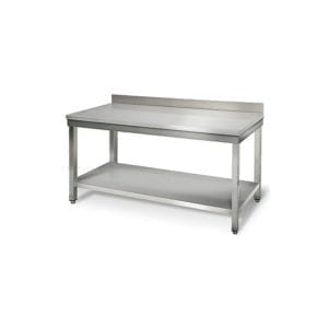 Table inox 1600 mm adossée