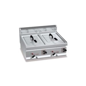 Friteuse gaz 10 + 10 litres (13.8kW) à poser