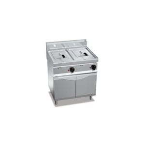 Friteuse électrique 10 + 10 litres (18kW) sur pieds