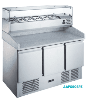 Meuble à pizza 3 portes vitré