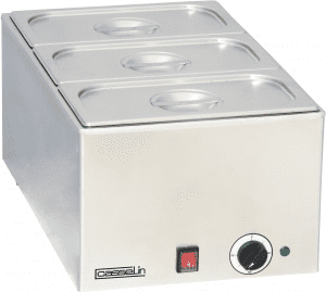 Bain-marie avec 3 x GN 1/3 inclus avec couvercle
