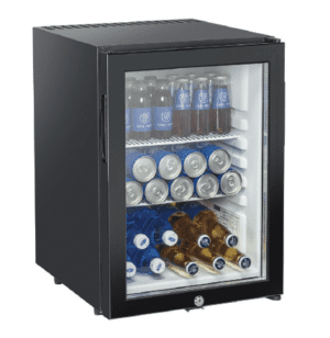 Mini bar porte vitrée 42 boissons