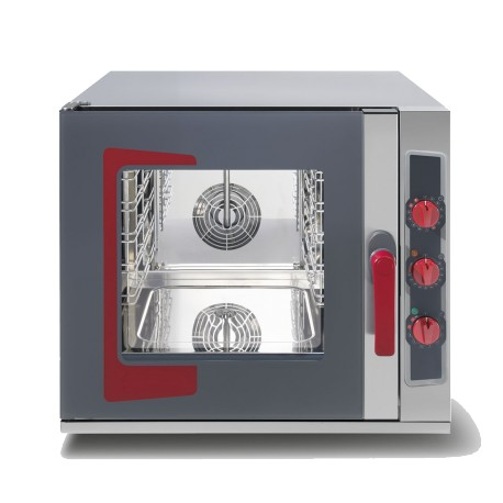 FOUR MIXTE VAPEUR COMPACT 5 NIVEAUX GN2/3 MECANIQUE 5,4KW