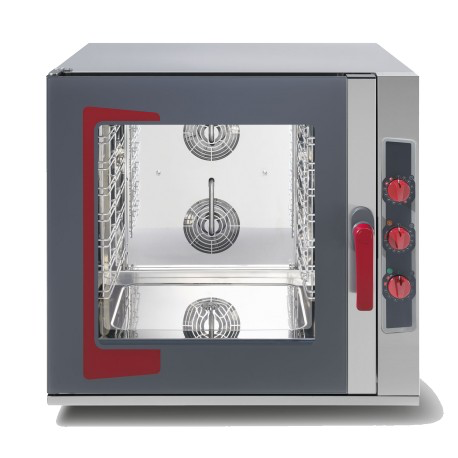FOUR MIXTE VAPEUR 6 NIVEAUX 600X400MM OU GN1/1 MECANIQUE 10,8 KW