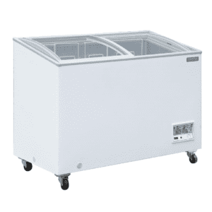congélateur coffre vitré glace 270l