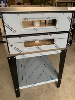 Four à pizza électrique 4 + 4 x 35 cm