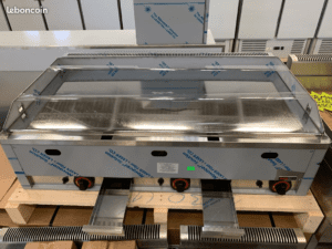 Plancha plaque a snacker gaz chrome 99 cm neuf