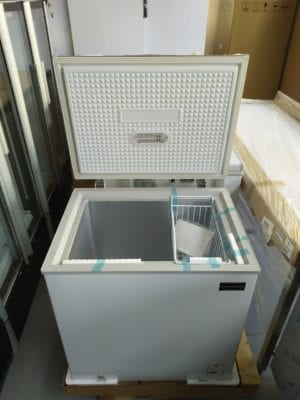 CONGELATEUR COFFRE DESSUS INOX 148 LITRES