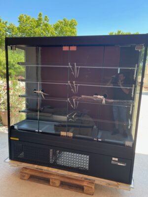 FRIGO MURAL NOIR MAT _ 4 NIVEAUX