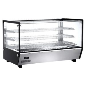 VITRINE CHAUFFANTE VITRAGE DROIT 120CM