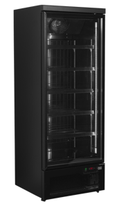 CONGELATEUR 1 PORTE VITREE FULL BLACK
