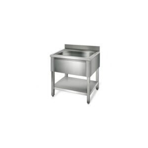 TABLE DE RINÇAGE 700 MM 1 ÉVIER PROF.700
