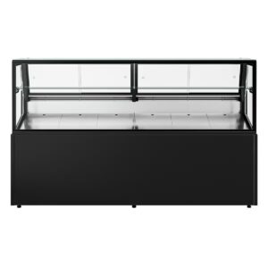 VITRINE DE PRESENTATION REFRIGEREE 5 FACES VITREES / LED - 1940 mm - 380 Litres - avec 1 étagère